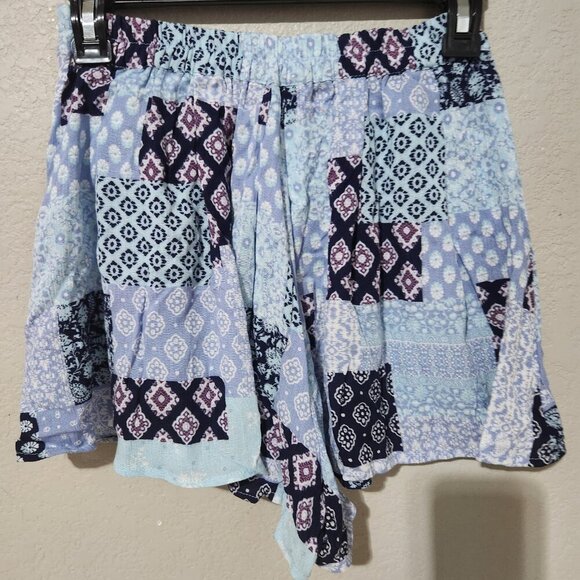 Altard State Shorts Womens Small Patchwork Boho Festival Rayon Floral - Picture 4 of 16